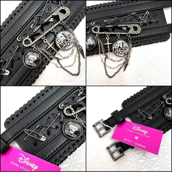 Betsey Johnson Disney’s Haunted Mansion Buckle & Charm CuffNWT/RARE!